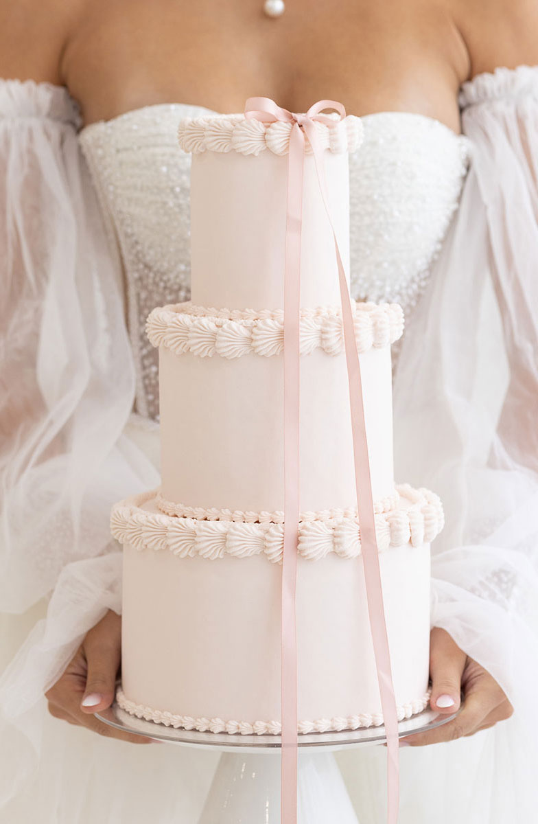 PINK WEDDING CAKE