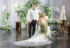 green and white wedding theme
